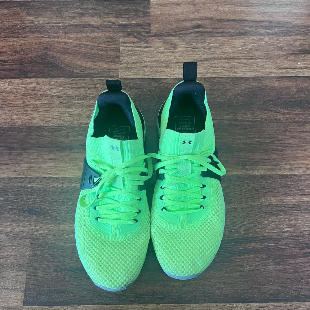 The Rock Under Armour training shoes